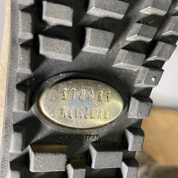 Stuart Weitzman Brown Suede Leather Faux Fur Lined Boot Womens Size 10 - Picture 9 of 15